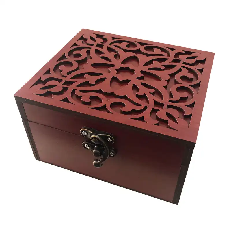 جعبه هدیه چوبی مدل j101