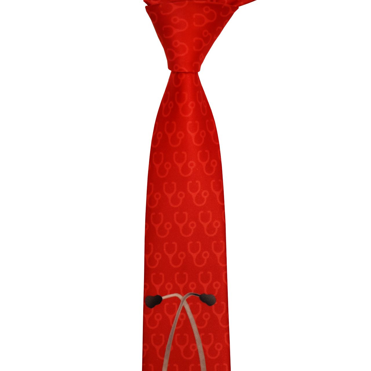 کراوات مردانه طرح گوشی پزشکی -  - 2