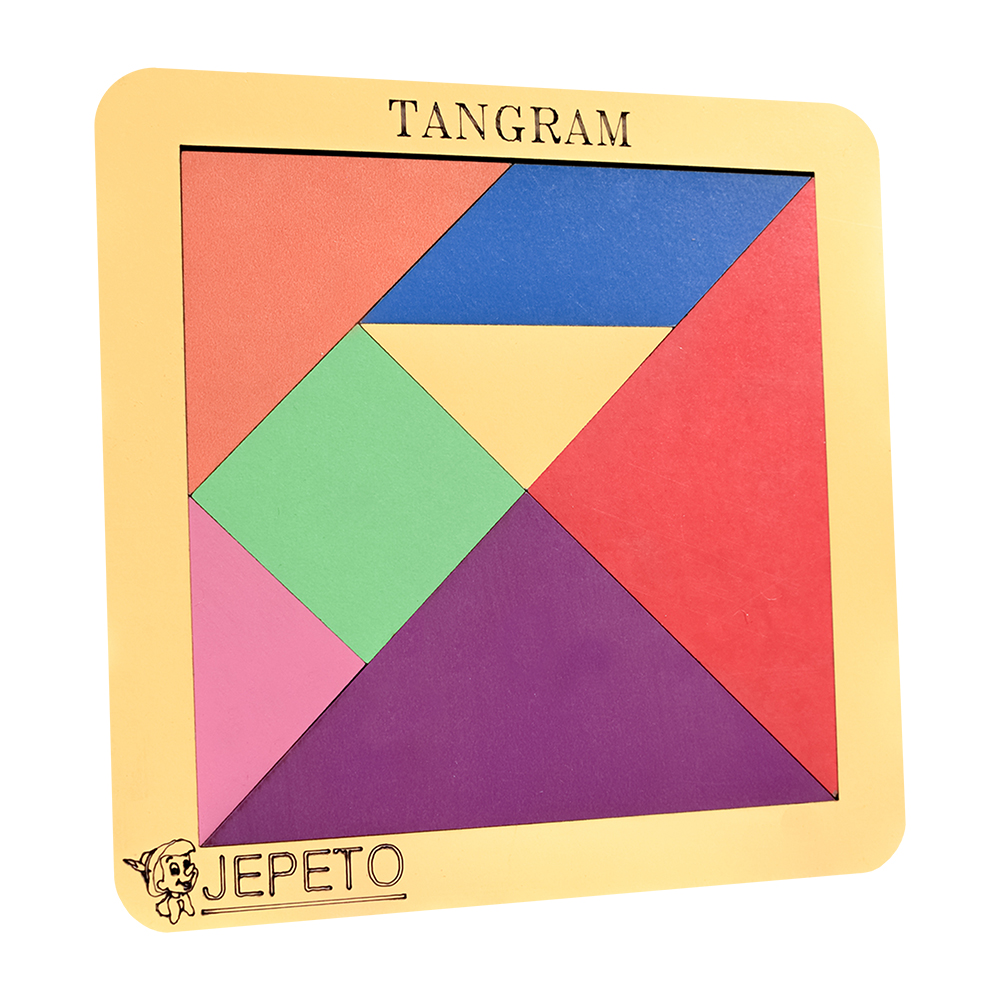 بازی فکری ژپتو مدل تانگرام T015