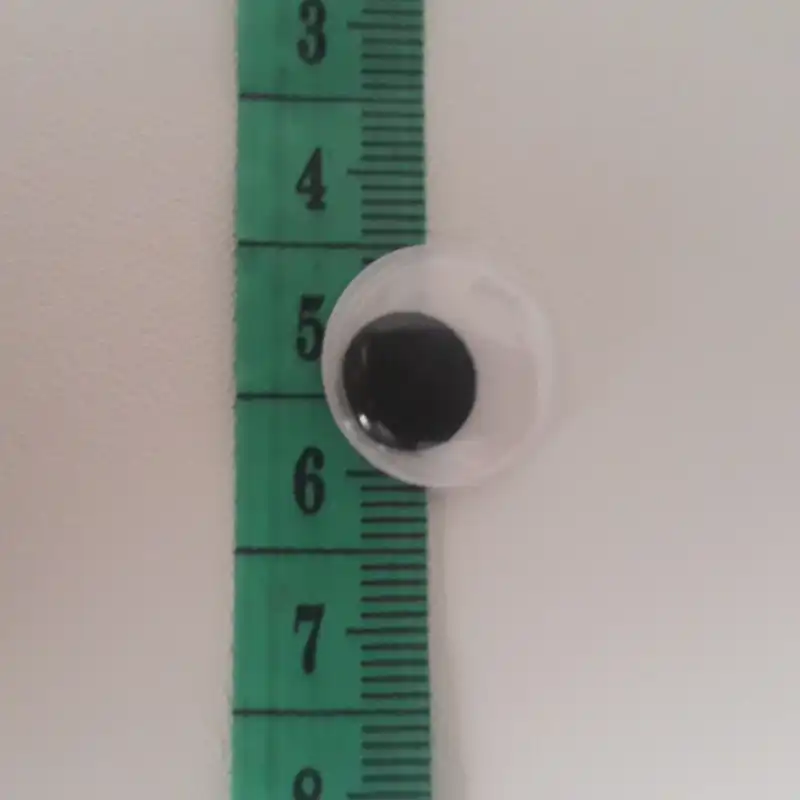 چشم عروسک مدل دایره ای کد CIR16 بسته 20 عددی