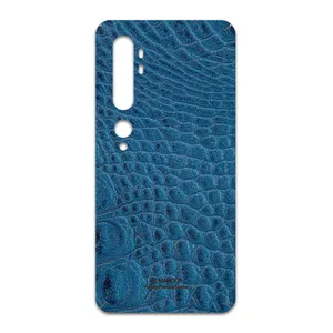 MAHOOT Blue-Crocodile-Leather Cover Sticker for Xiaomi Mi Note 10 Pro