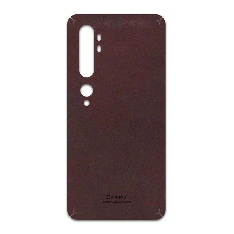 برچسب پوششی ماهوت مدل Matte-Dark-Brown-Leather مناسب برای گوشی موبایل شیائومی Mi Note 10 Pro