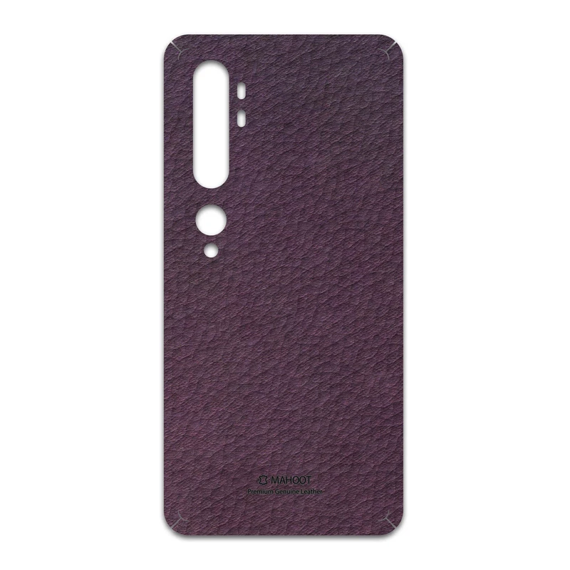برچسب پوششی ماهوت مدل Purple-Leather مناسب برای گوشی موبایل شیائومی Mi Note 10 Pro