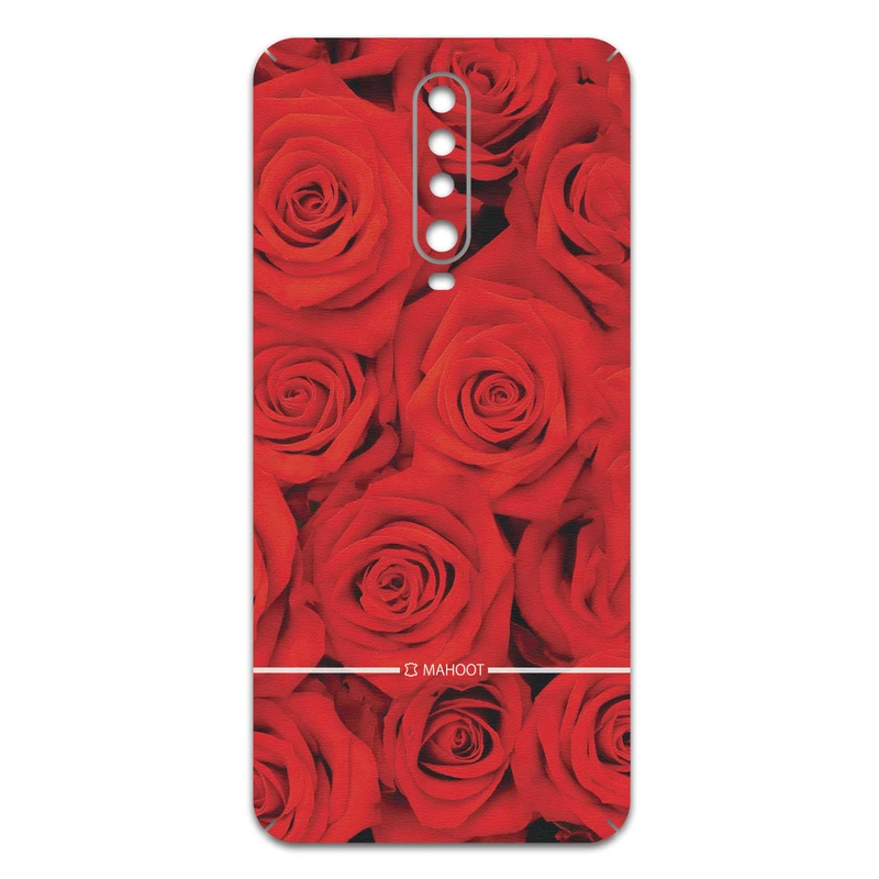 برچسب پوششی ماهوت مدل Red-Flower مناسب برای گوشی موبایل شیائومی Redmi K30