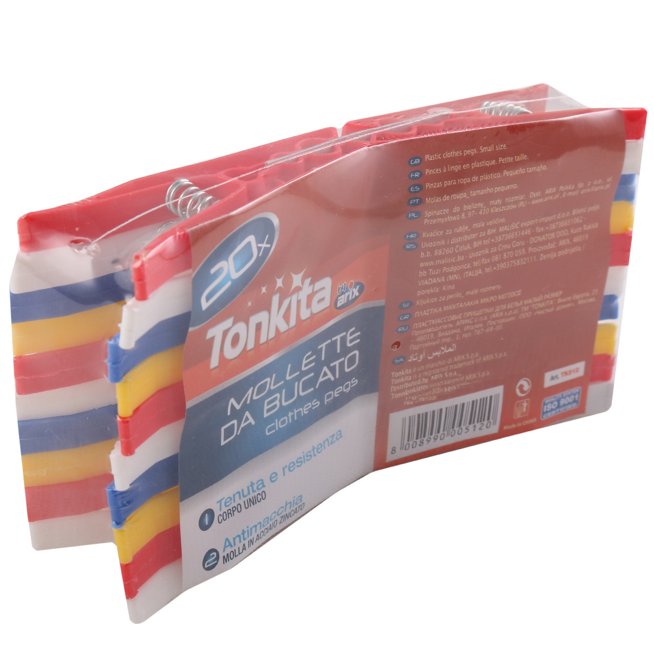 گیره لباس آریکس مدل Tonkita بسته 20 عددی
