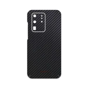 MAHOOT Black-Carbon-Fiber Cover Sticker for Samsung Galaxy S20 Ultra
