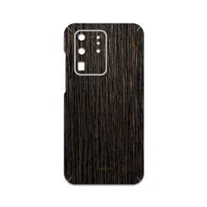 MAHOOT Dark-Gold-Stripes-Wood Cover Sticker for Samsung Galaxy S20 Ultra