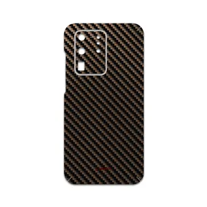 MAHOOT Glossy-Brown-Fiber Cover Sticker for Samsung Galaxy S20 Ultra
