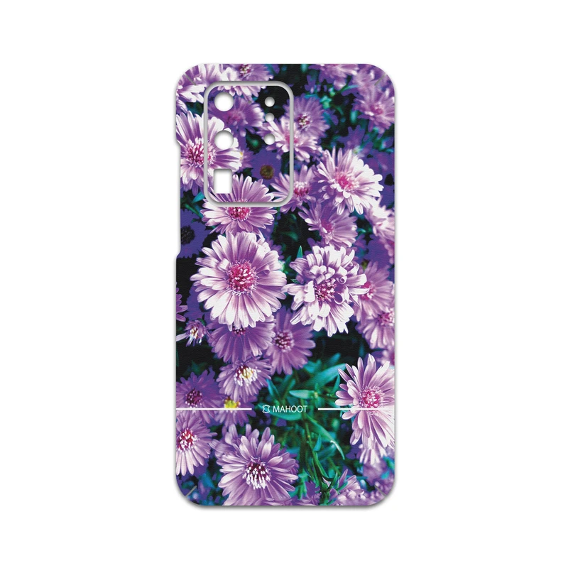 برچسب پوششی ماهوت مدل Purple-Flower مناسب برای گوشی موبایل سامسونگ Galaxy S20 Ultra