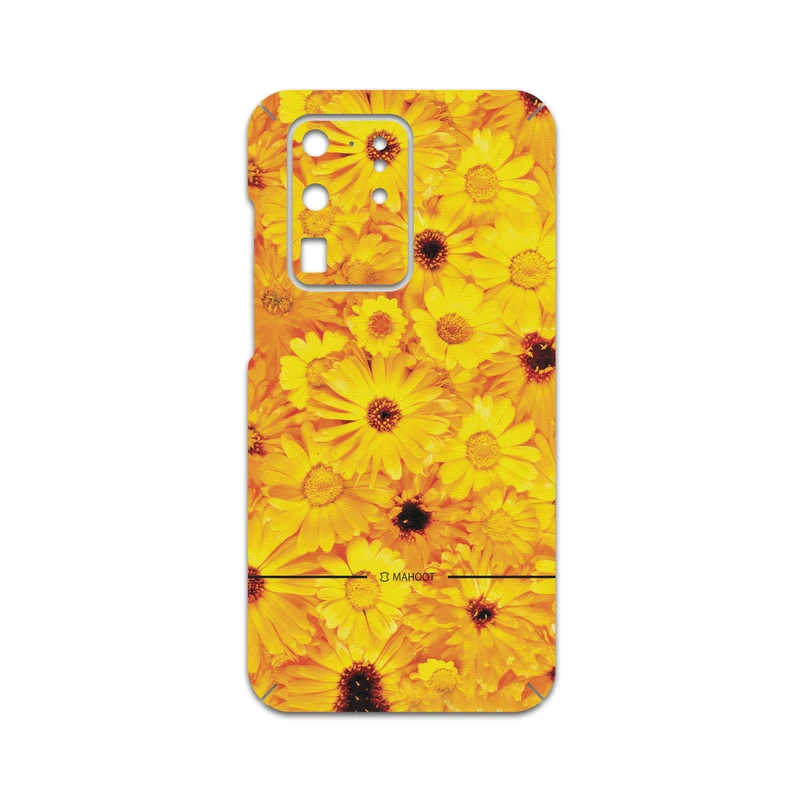 برچسب پوششی ماهوت مدل Yellow-Flower مناسب برای گوشی موبایل سامسونگ Galaxy S20 Ultra