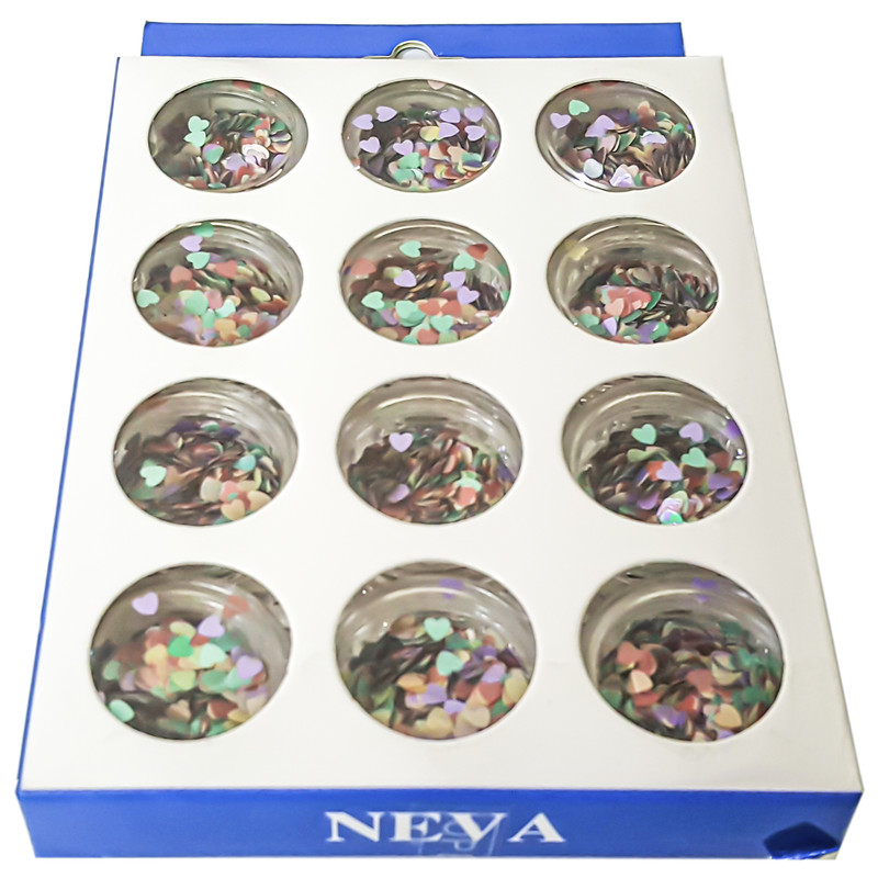 مجموعه دیزاین ناخن نوا طرح قلب مدل ND-08