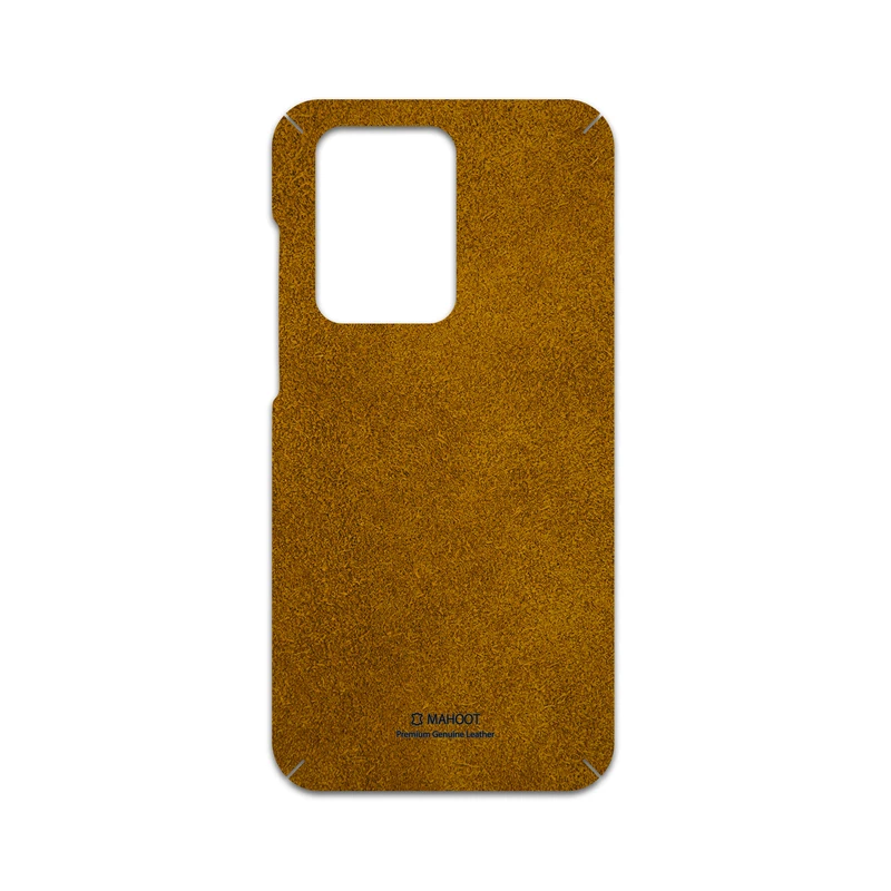 برچسب پوششی ماهوت مدل Brown-Chamois-Leather مناسب برای گوشی موبایل سامسونگ Galaxy S20 Ultra