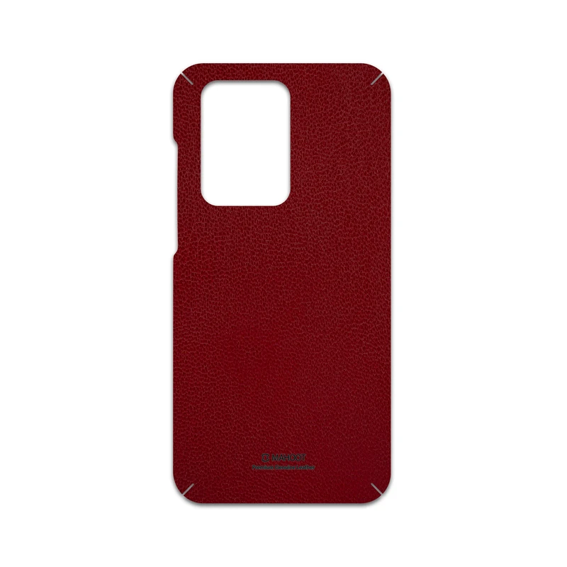 برچسب پوششی ماهوت مدل Red-Leather مناسب برای گوشی موبایل سامسونگ Galaxy S20 Ultra