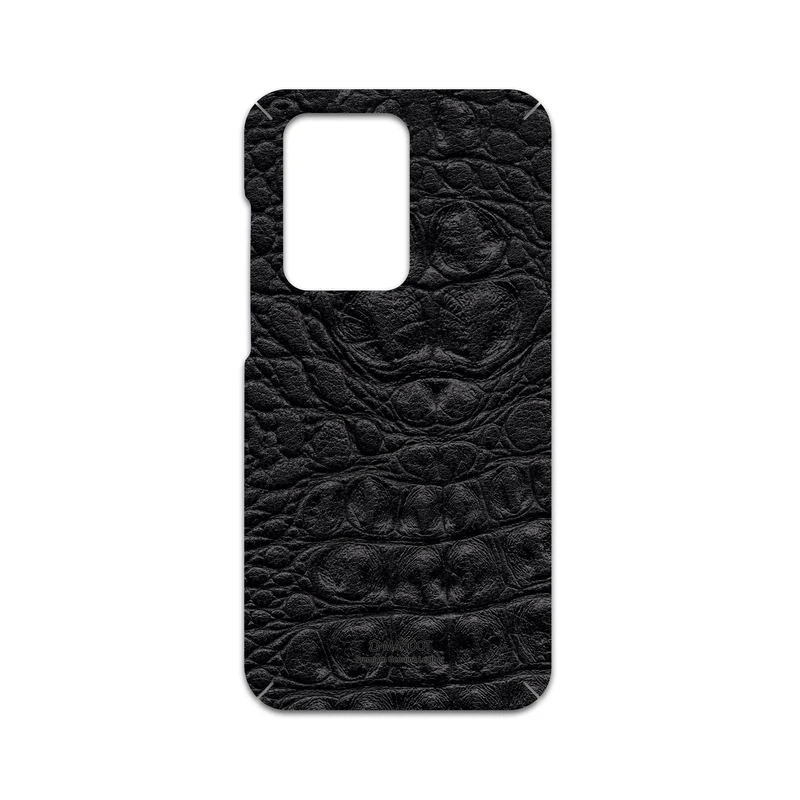 برچسب پوششی ماهوت مدل Black-Crocodile-Leather مناسب برای گوشی موبایل سامسونگ Galaxy S20 Ultra