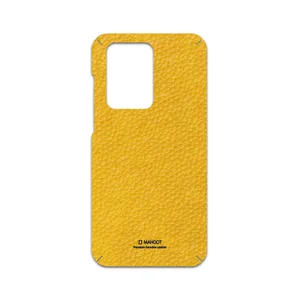 MAHOOT Mustard-Leather Cover Sticker for Samsung Galaxy S20 Ultra