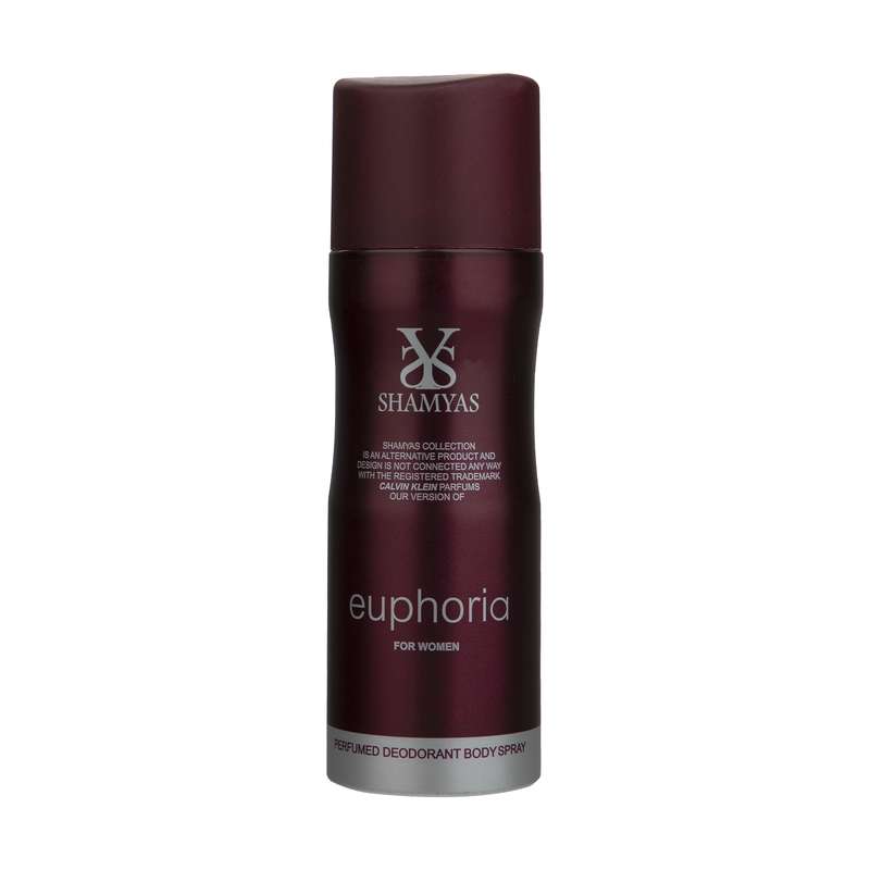 اسپری خوشبو کننده بدن زنانه شمیاس مدل Euphoria حجم 200 میلی لیتر اسپری خوشبو کننده بدن زنانه شمیاس مدل Euphoria حجم 200 میلی لیتر