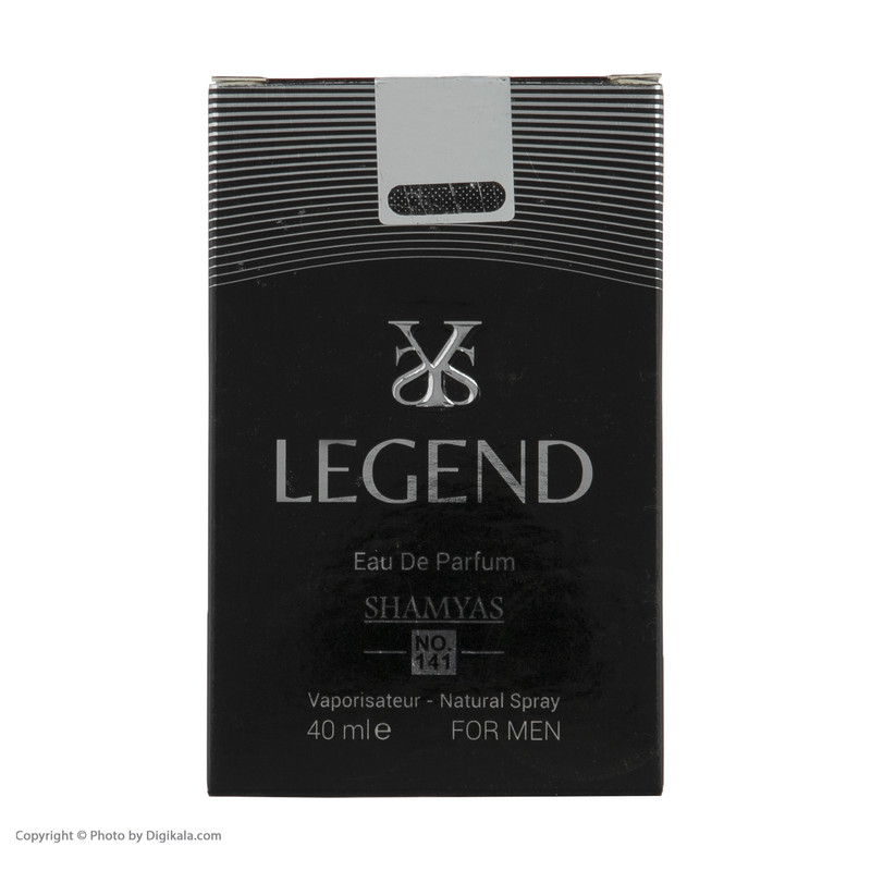 عطر جیبی مردانه شمیاس مدل Legend حجم 40 میلی لیتر