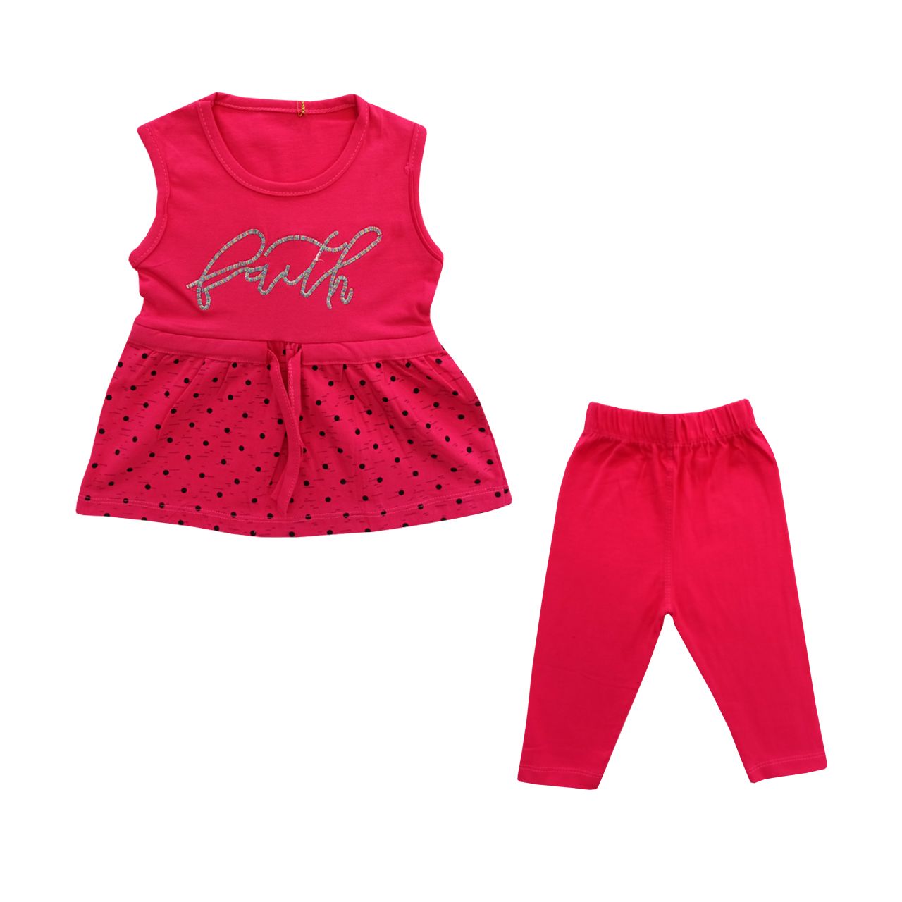  ست تونیک و شلوارک دخترانه کد S-035 -  - 5