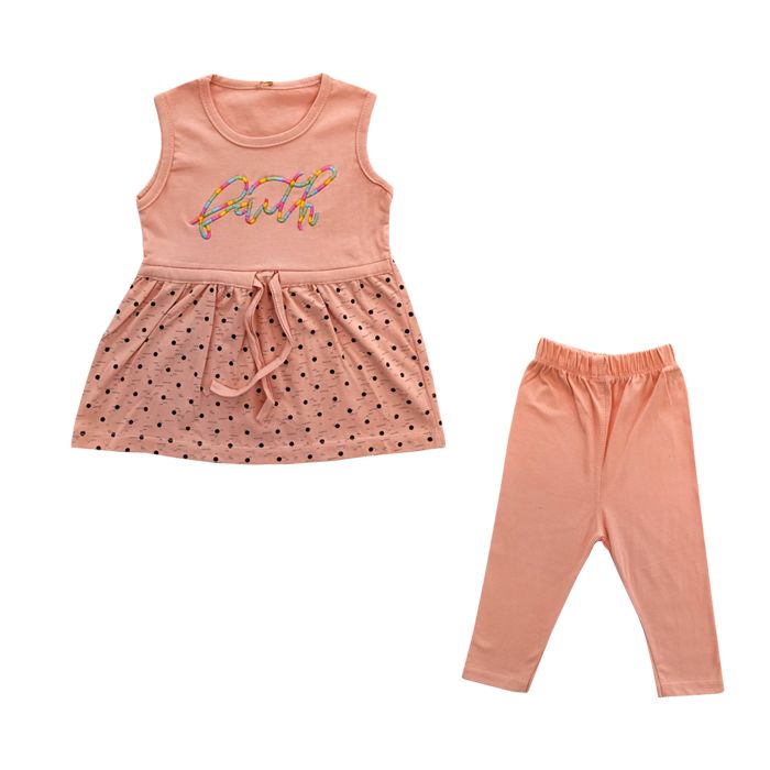  ست تونیک و شلوارک دخترانه کد S-035 -  - 10