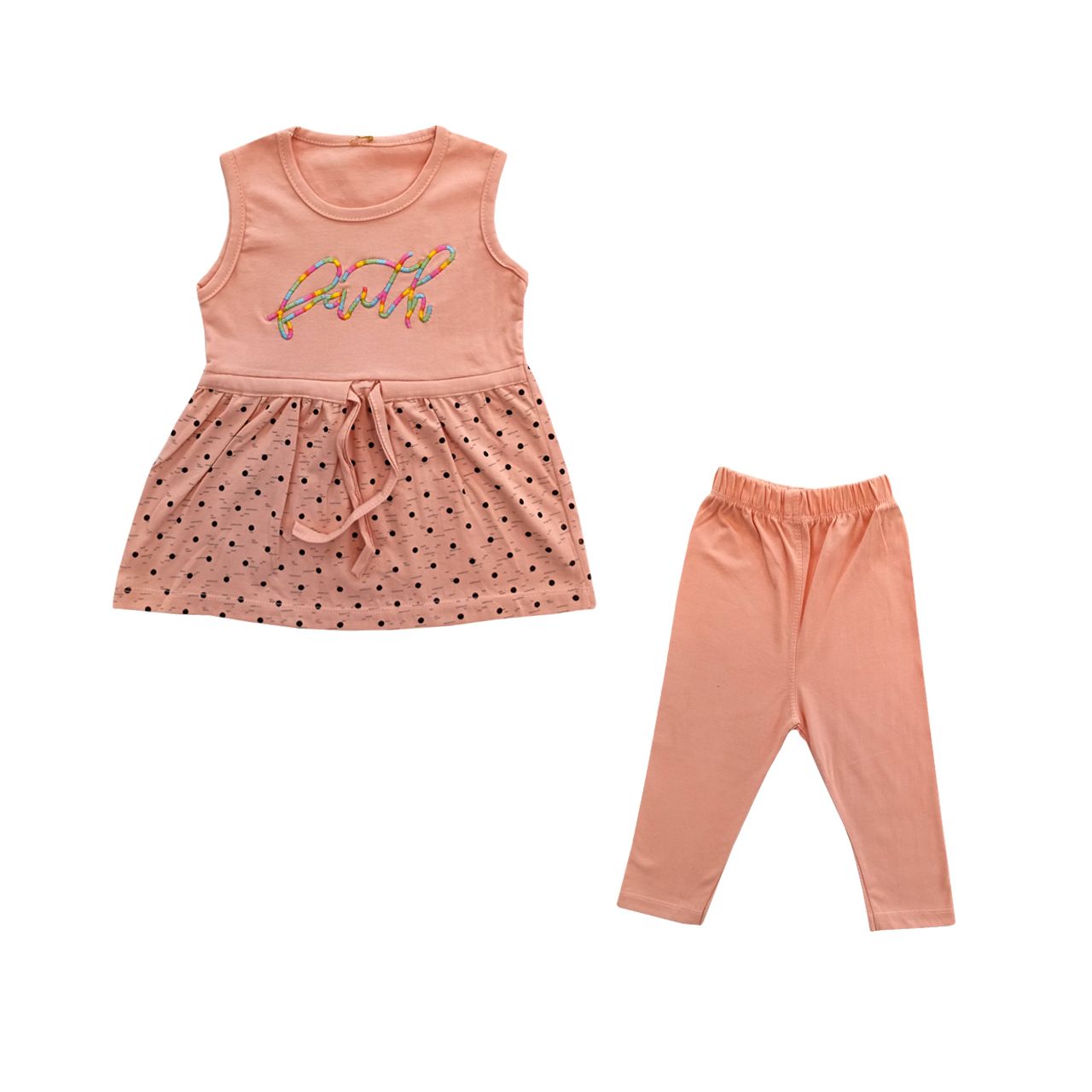  ست تونیک و شلوارک دخترانه کد S-035 -  - 9