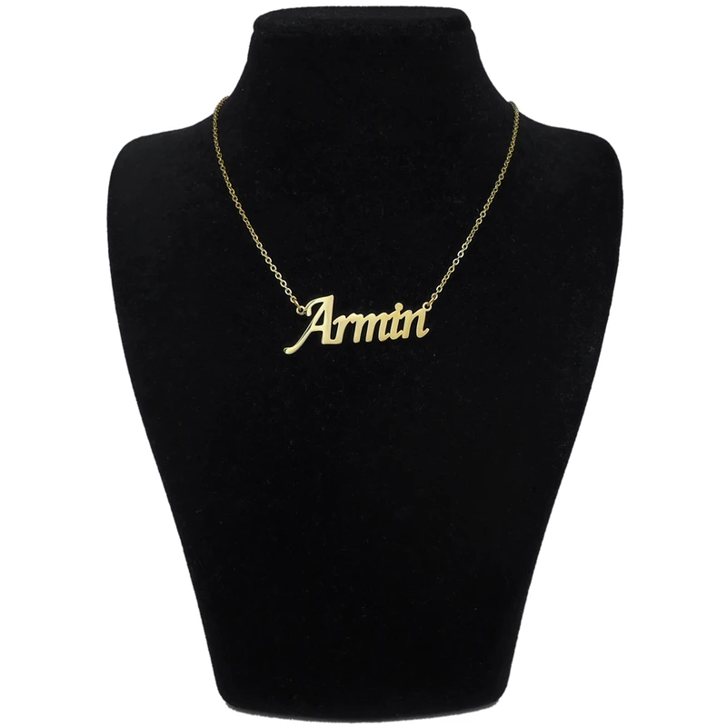 گردنبند زنانه طرح آرمین کد u371