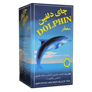  چای سیاه شکسته عطری خارجی دلفین - 500 گرم