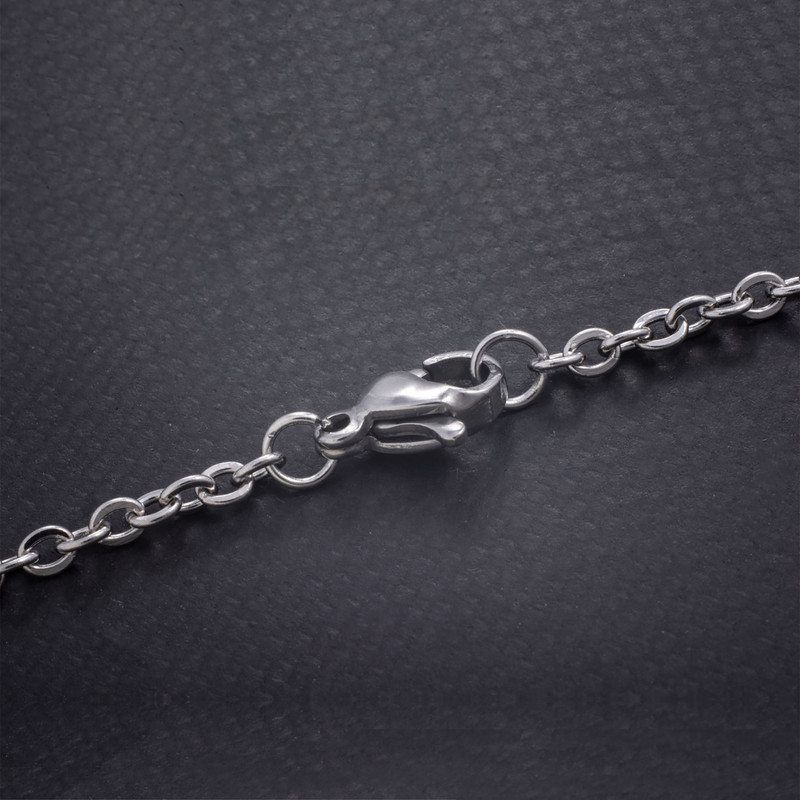 گردنبند دخترانه طرح دختر خرسی کد 078