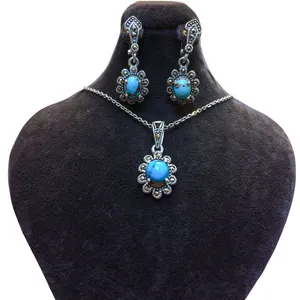 نیم ست نقره زنانه کد 74