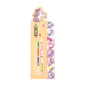 کاغذ علامت گذار چسب دار مدل Unicorn بسته 8 عددی