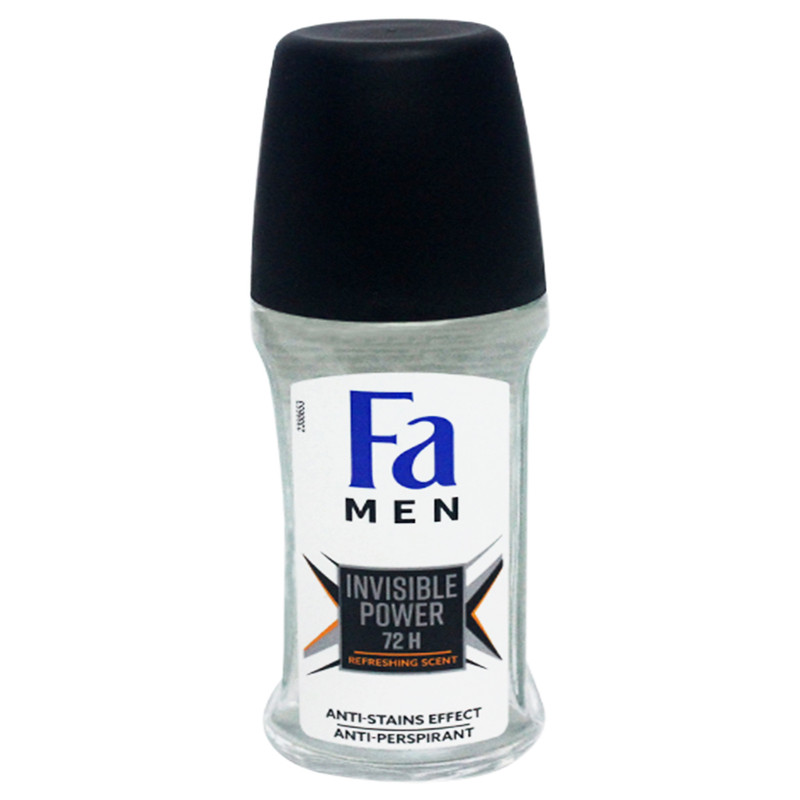 رول ضد تعریق مردانه فا مدل Invisibele Power Refreshing Scent حجم 50 میلی لیتر رول ضد تعریق مردانه فا مدل Invisibele Power Refreshing Scent حجم 50 میلی لیتر