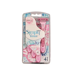 خود تراش ژیلت مدل Simply Venus 3 بسته 4 عددی