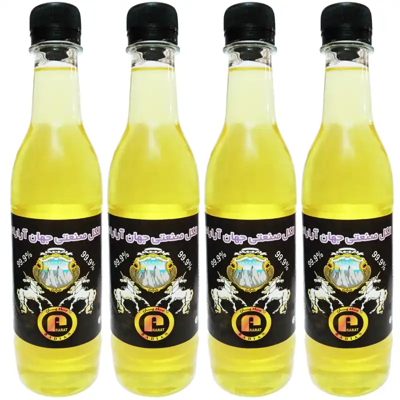 الکل صنعتی جهان آرارات مدل HS1 حجم 450 میلی لیتر بسته 4 عددی