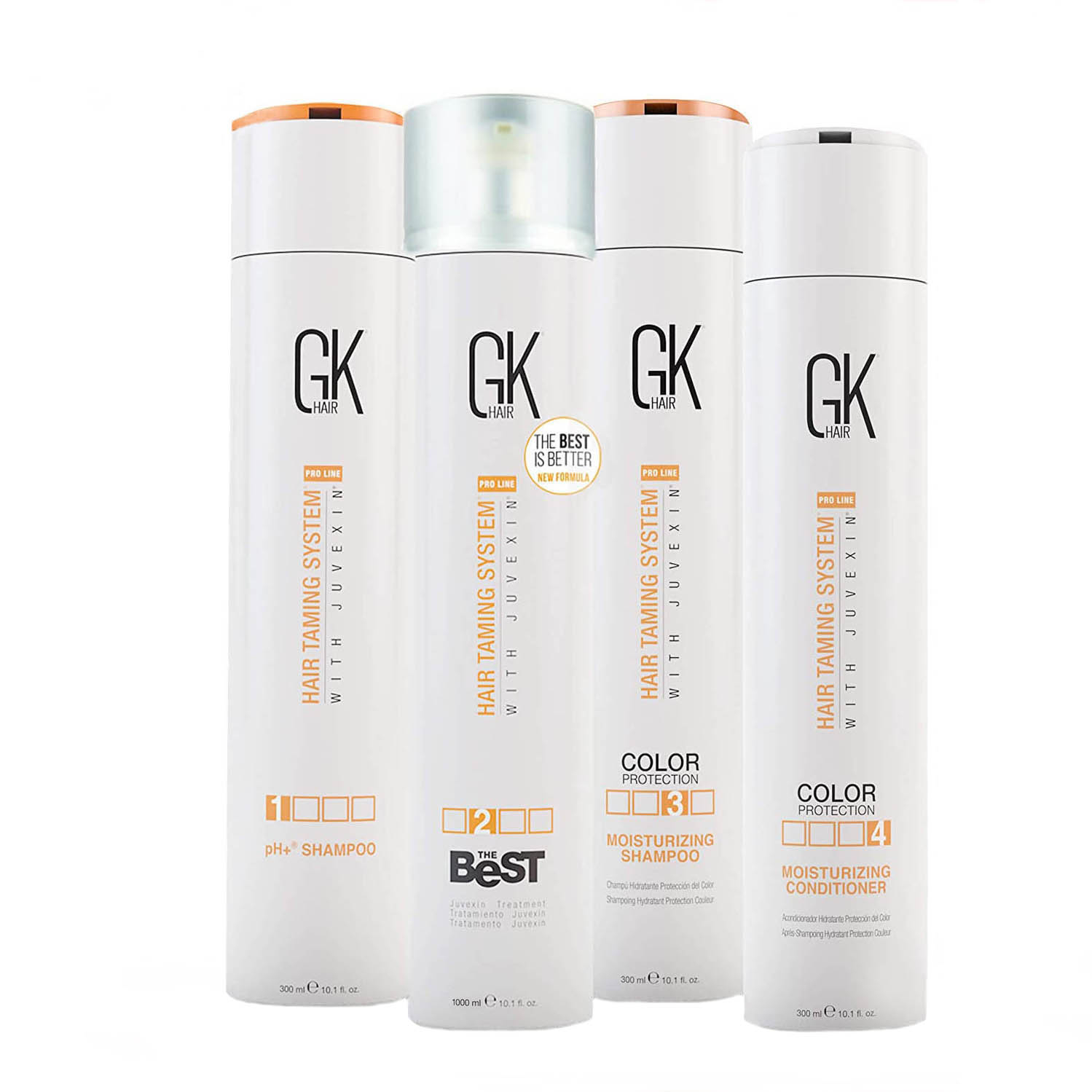 مجموعه مراقبت از مو جی کی مدل Salon Kit حجم 1000 میلی لیتر بسته 4 عددی