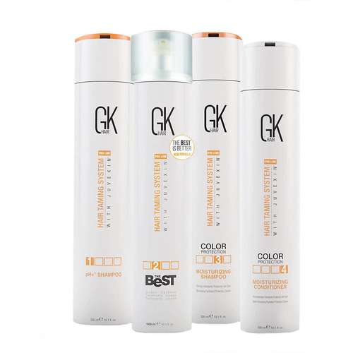 مجموعه مراقبت از مو جی کی مدل Salon Kit حجم 1000 میلی لیتر بسته 4 عددی