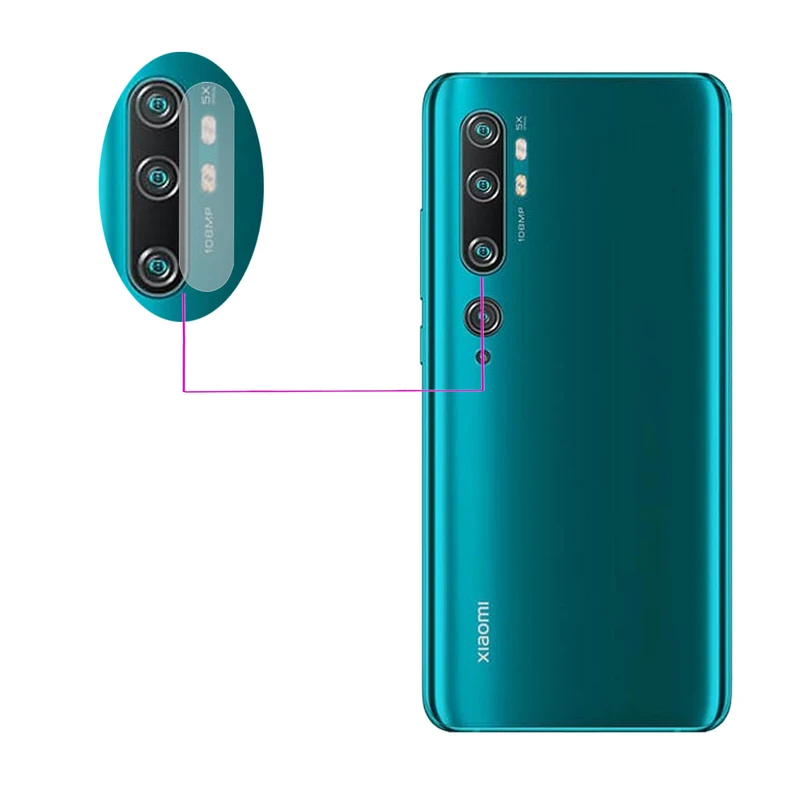 محافظ لنز دوربین مدل LTP مناسب برای گوشی موبایل شیائومی Mi Note 10