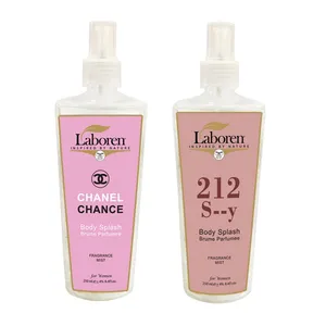 بادی اسپلش زنانه لابورن مدل Chanel Chance & 212 حجم 250 میلی لیتر مجموعه 2 عددی