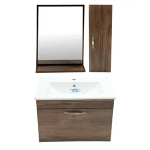 ست کابینت و روشویی مدل FELORA101 به همراه آینه و باکس