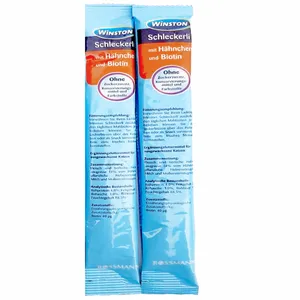 بستنی گربه وینستون مدل Hahnchen & Biotin وزن 30 گرم بسته 2 عددی