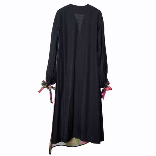 مانتو زنانه کلوتو مدل HLF-FL-BL-0004