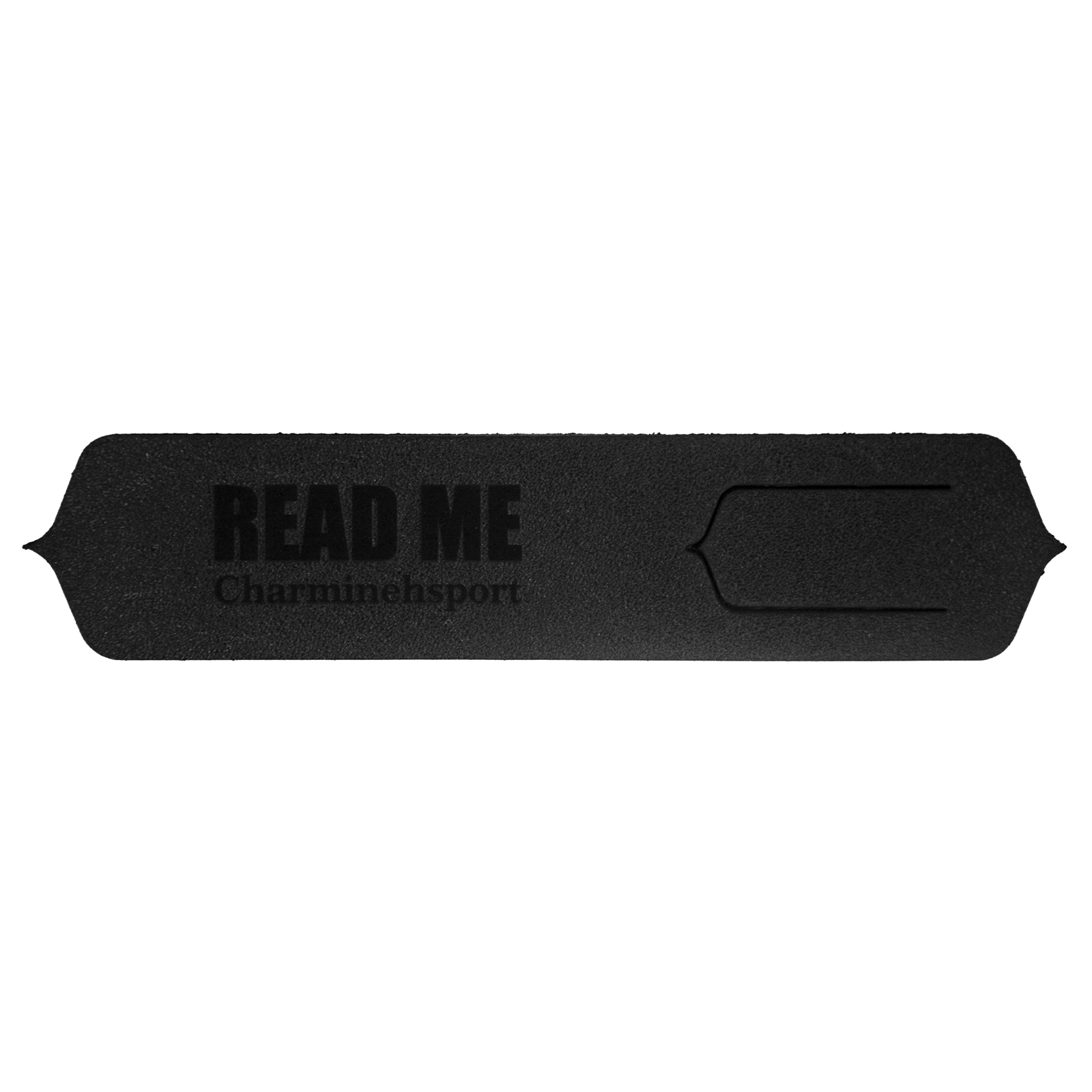 نشانگر کتاب چرمینه اسپرت طرح READ ME کد 11BM