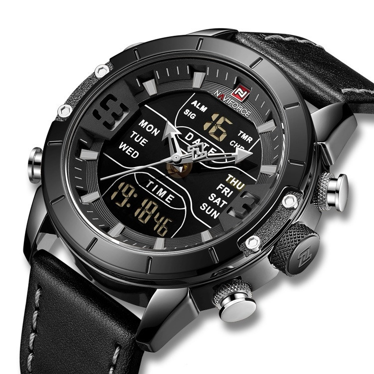 ساعت مچی عقربه ای مردانه نیوی فورس مدل NF9153 LBGYB