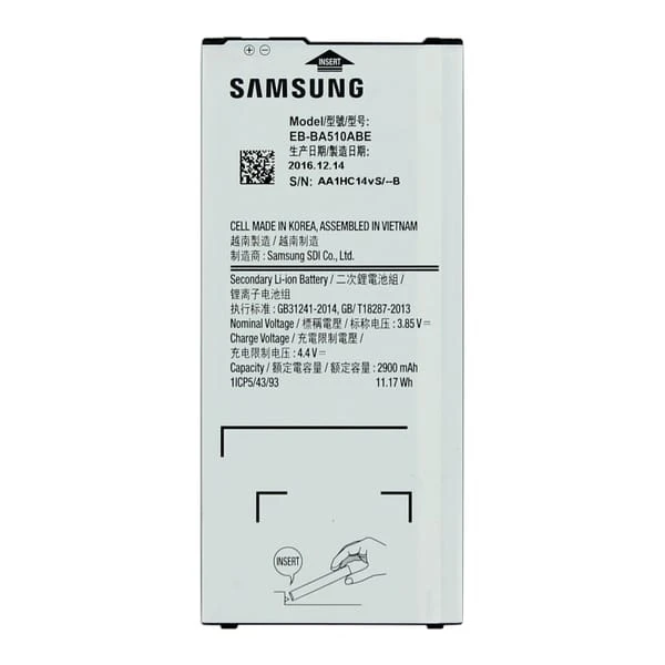 باتری موبایل مدل BA510ABE ظرفیت 2900 میلی آمپر ساعت مناسب برای گوشی موبایل Galaxy A5 2016