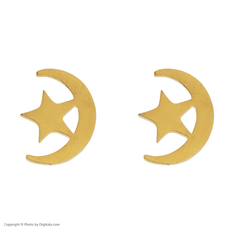 گوشواره زنانه مدل ماه و ستاره کد 02