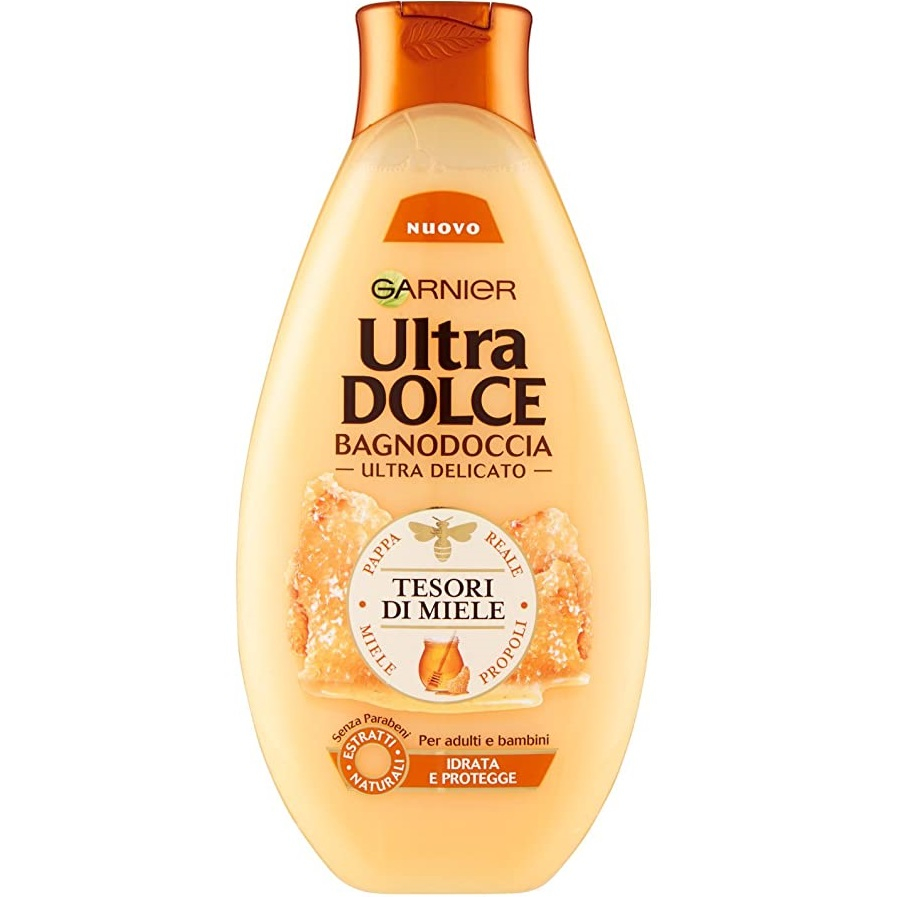 شامپو بدن گارنیه سری Ultra Dolce مدل tesori di miele حجم 500 میلی لیتر 