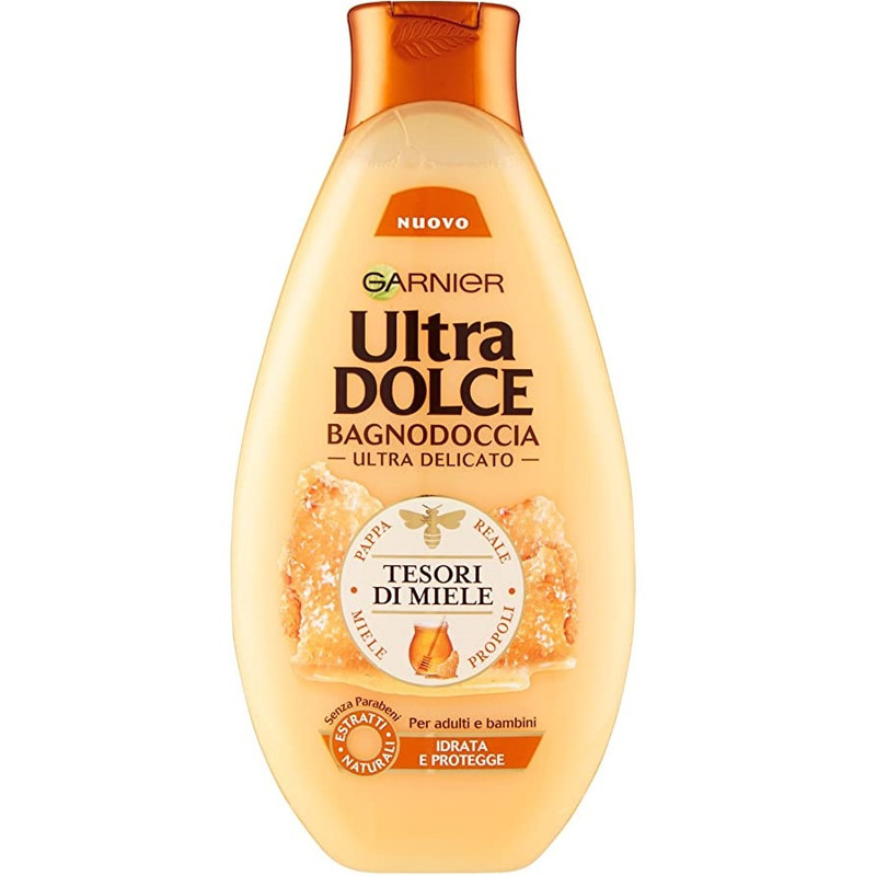 شامپو بدن گارنیه سری Ultra Dolce مدل tesori di miele حجم 500 میلی لیتر