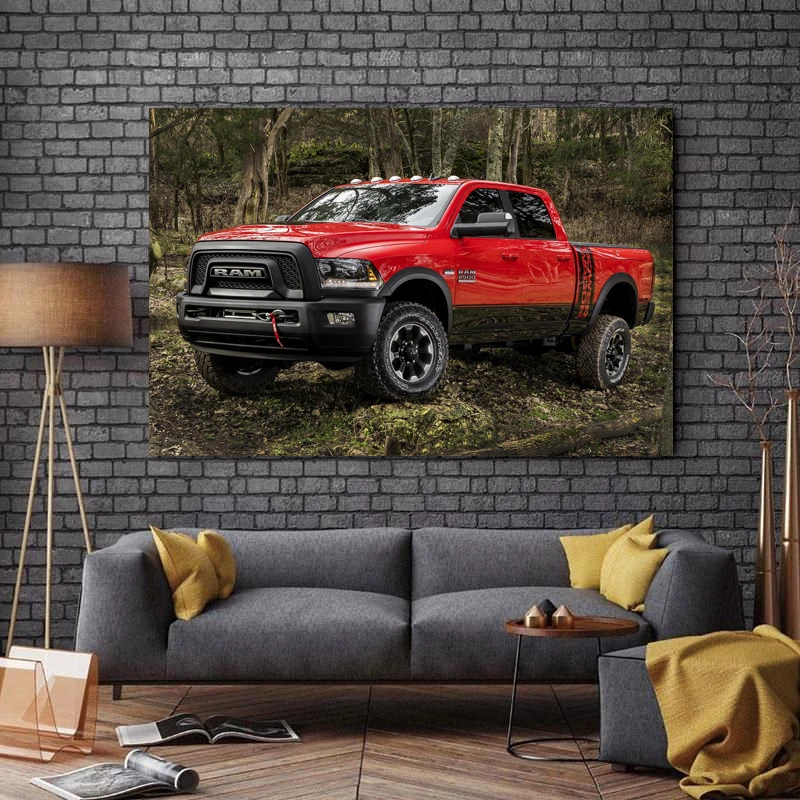 تابلو شاسی طرح ماشین مدل Dodge کد 610