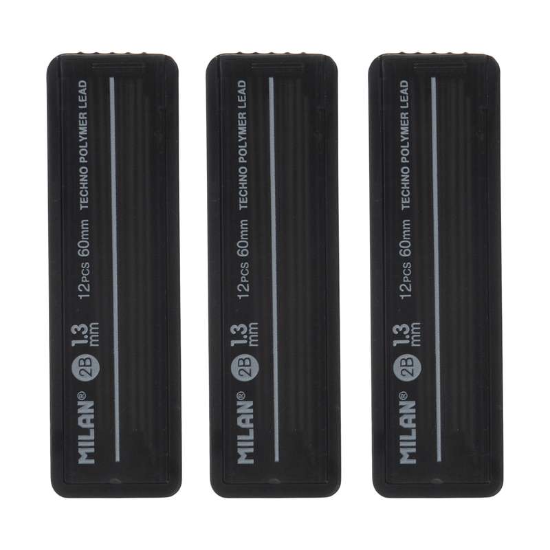 نوک مداد نوکی 1.3 میلیمتری میلان کد 03 بسته 3 عددی