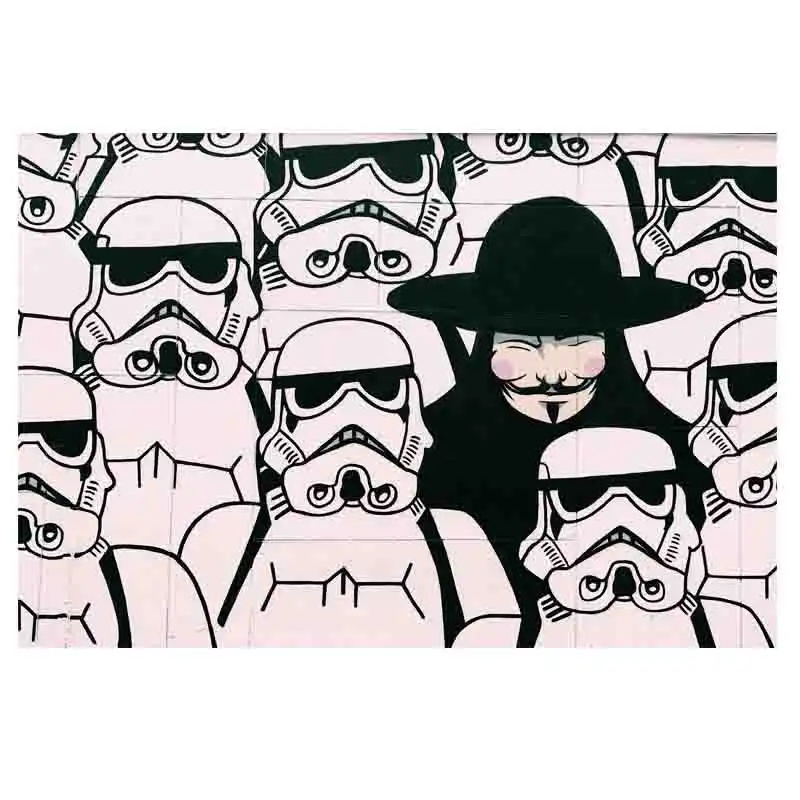 تابلو شاسی طرح سینما مدل جنگ ستارگان و وندتا کد 690