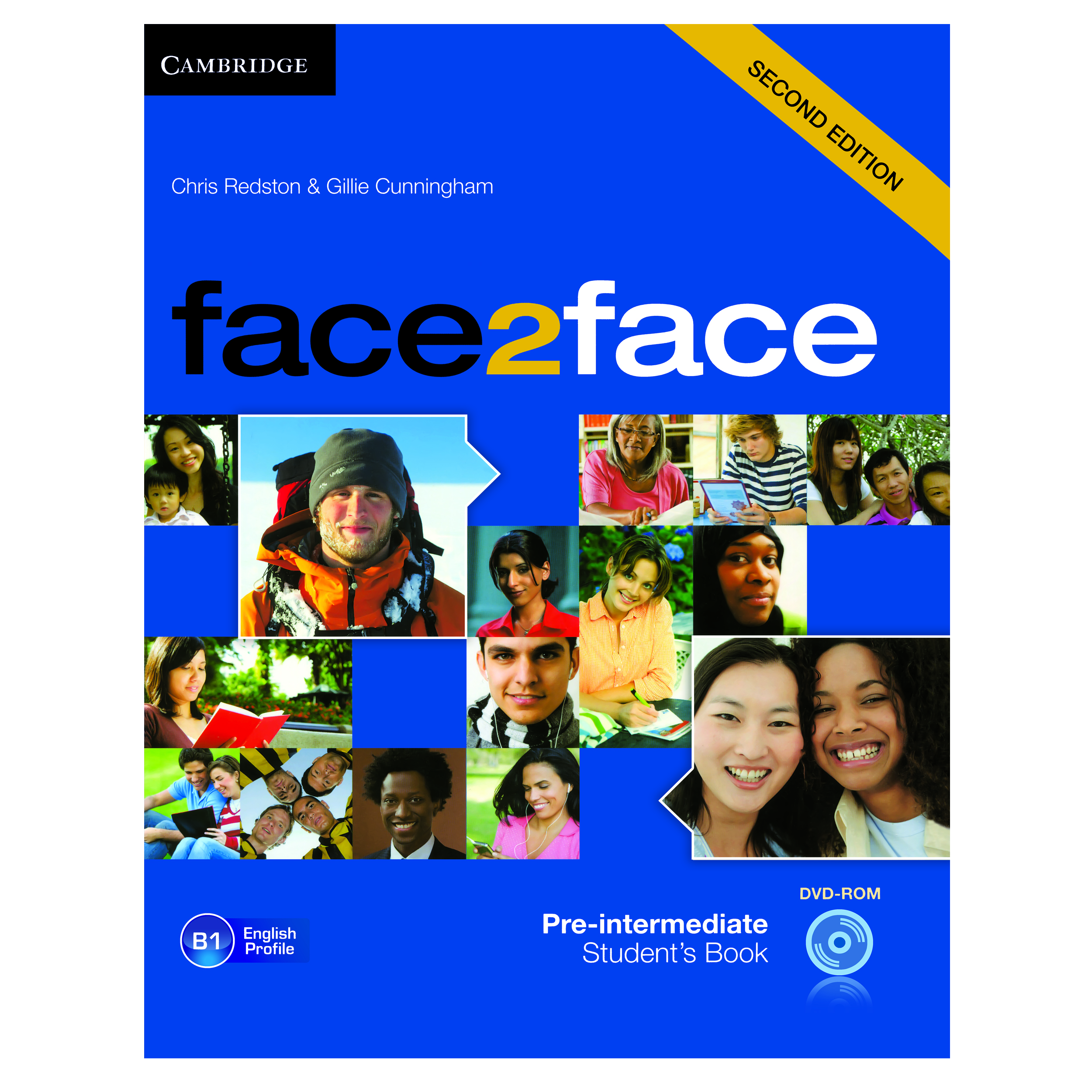 کتاب face 2 face pre_ intermediate اثر Chris Redston and Gillie Cunningham انتشارات Cambridge