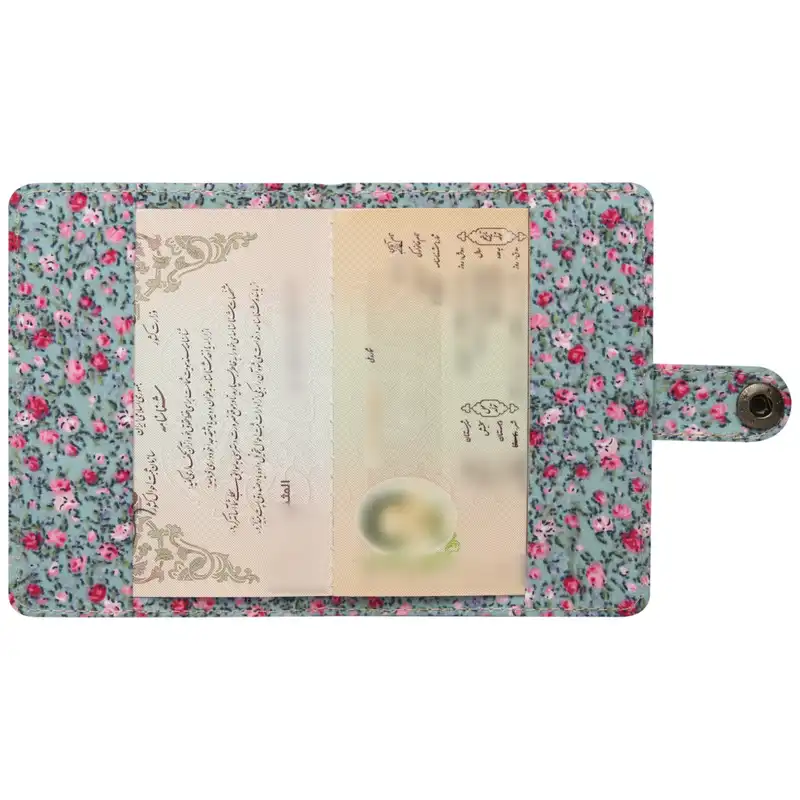 جلد شناسنامه زنانه سیب مدل KDR کد 19